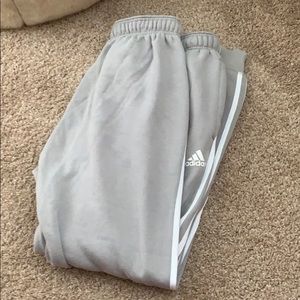 Adidas sweatpants. Gray